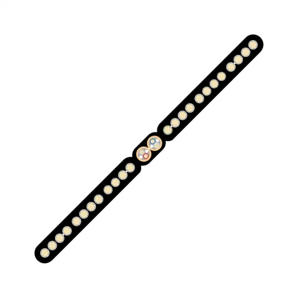 Draka 24G0,75+2x(2x0,50) H.F. Yassı Flex Kablo