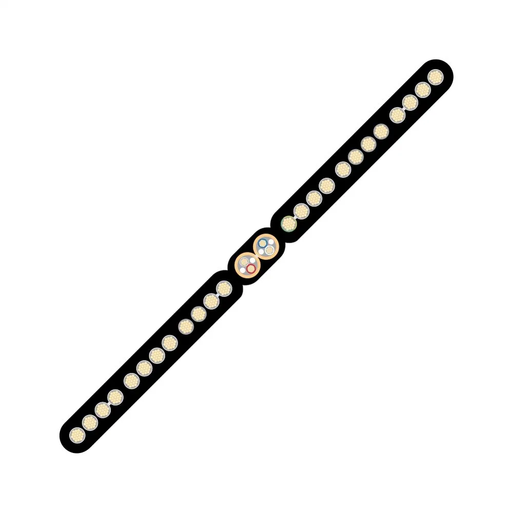 Draka 24G0,75+2x(2x0,50) H.F. Yassı Flex Kablo