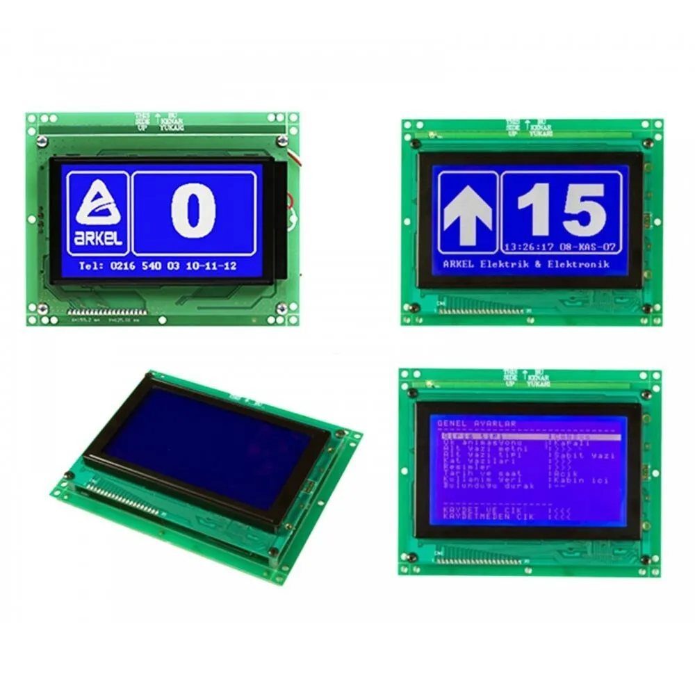 BC-LCD240X128 Dijital Asansör Göstergesi